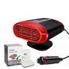 Car Heater Fan 360 Deg Adjustable 150W Fast Heating Portable Windshield Defogger Defroster for
