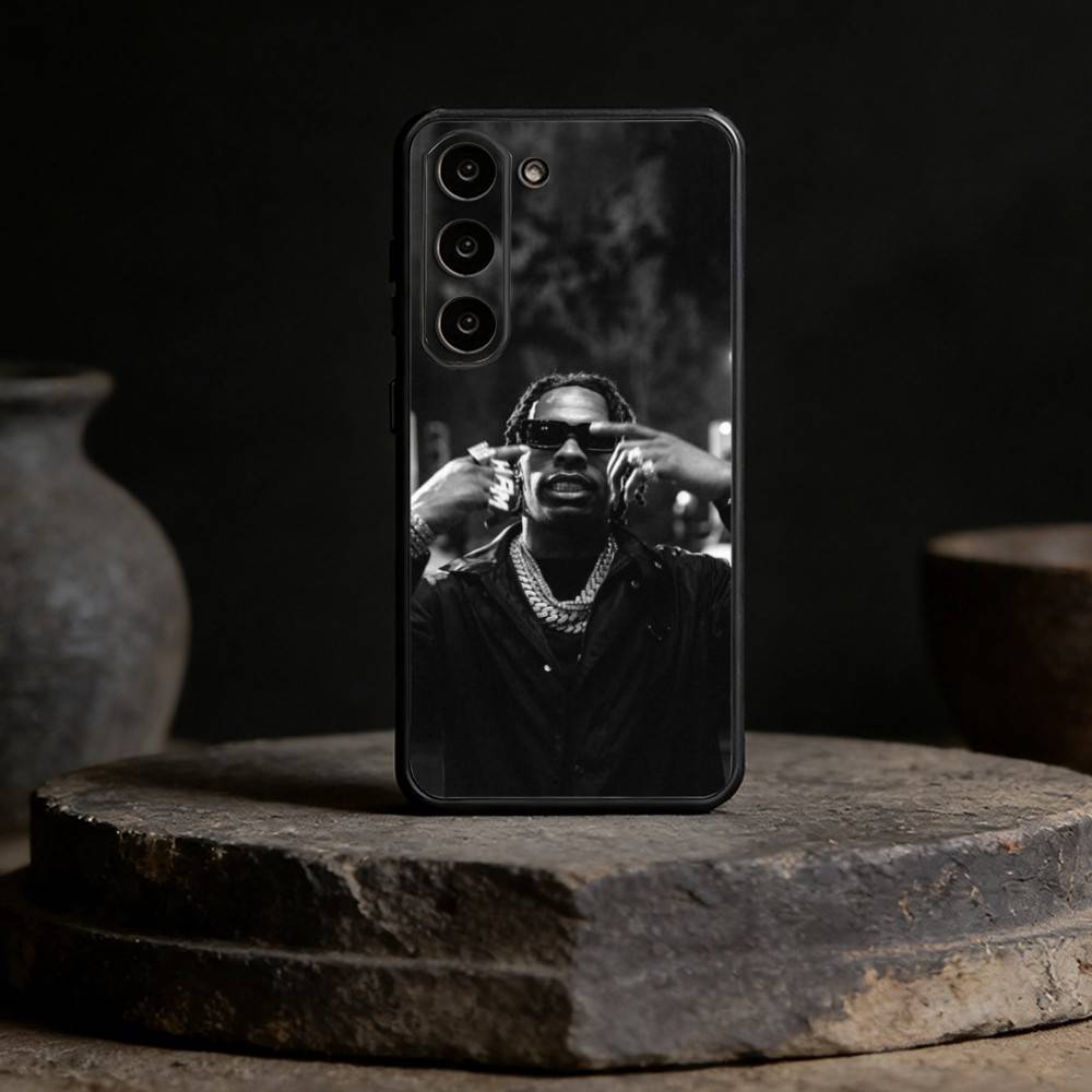 Чехол для телефона L-Lil Baby Rapper для Samsung Galaxy A20, 21s, 22, 31, 32, 52, 53, 72, 73, 80, 91 Мягкий черный корпус