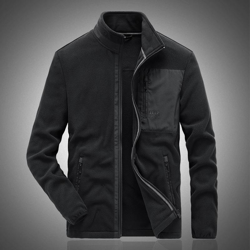 Мужская флисовая куртка весна-осень, теплая флисовая толстовка, новая мужская флисовая куртка