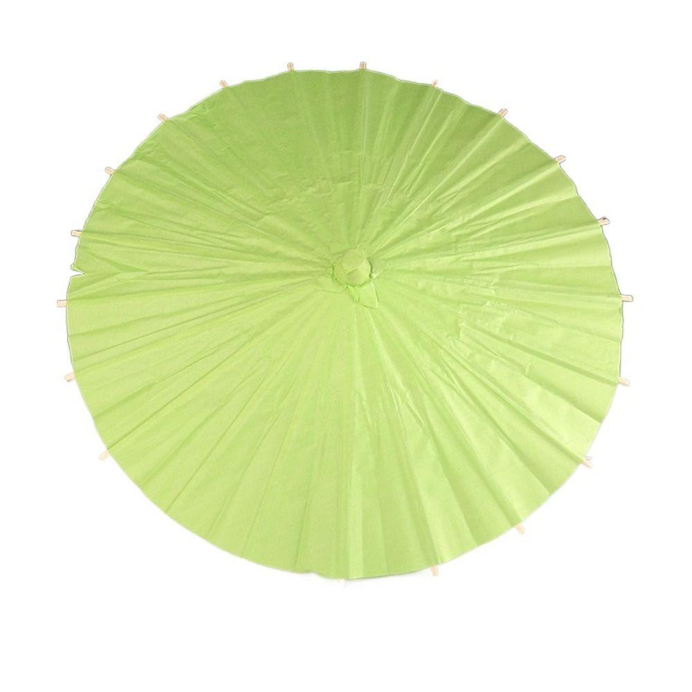 Vintage Handmade Paper Umbrella Traditional Blank Paper Umbrella DIY Painting Paper Umbrella Home