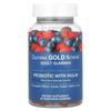 Probiotics with Inulin, Vitamin C, Folic Acid, Berry Extract Blend, Organic Inulin, Natural Mixed Berry Flavor, 90 Veggie Gummies