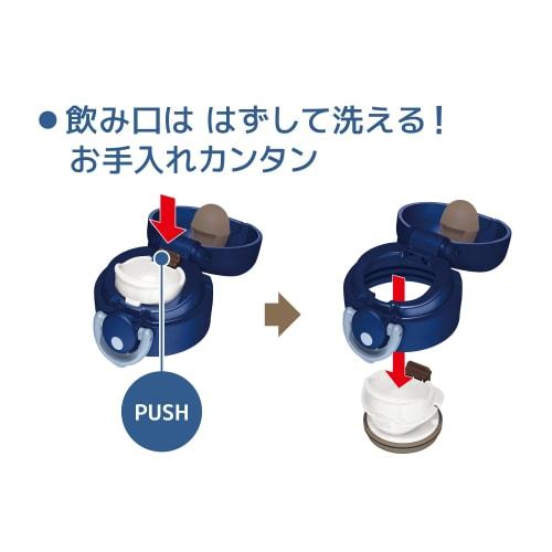 Thermos Vacuum Insulated Portable Mug, 350ml, Navy, JNR-352 NVY