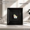 3D Bathing Girl Decorative Frame Black Vintage Carved Photo Desktop Ornament Living Room Study