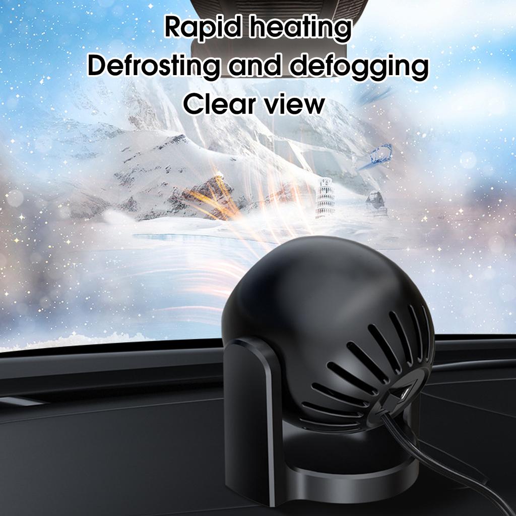 Car Heater 12V 120W Car Heater Defogging and Defrosting Heater for Car Portable Car Heater High Heating Rate Cigarette
