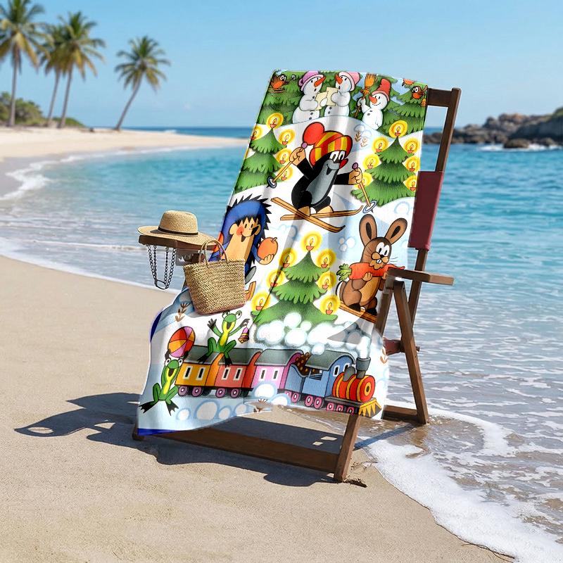 Krtecek Fashion Beach Towel: Ideal for Summer Adventures Soft, absorbent and quick drying suitable for swimming and bathing