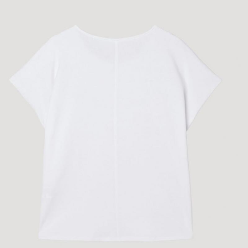 [shs Miss] Round Neck Cap Sleeve T shirT ssjTsp22050 Ow