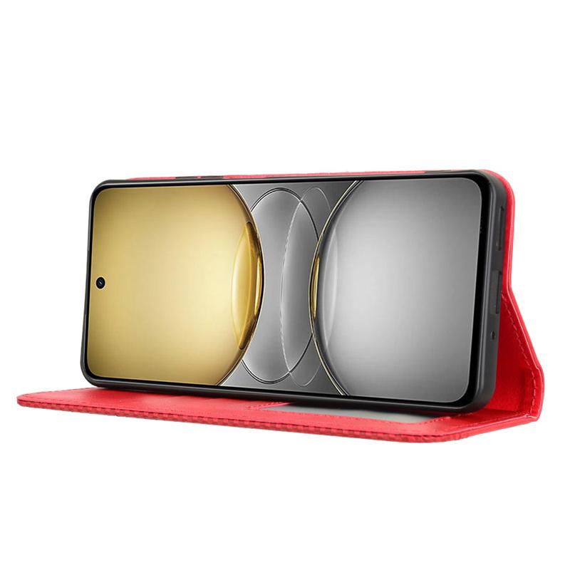 Для Realme C75 C 75 роскошный флип-чехол из искусственной кожи в винтажном стиле с магнитной адсорбцией для Realme 14X GT 7 Pro C63 C61 C67 Narzo 70 N63 чехлы для телефонов