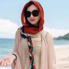 Handwoven Sunscreen Scarf Long Headscarf Shawl Fashion Accessory Beach Shawl  Spring Summer