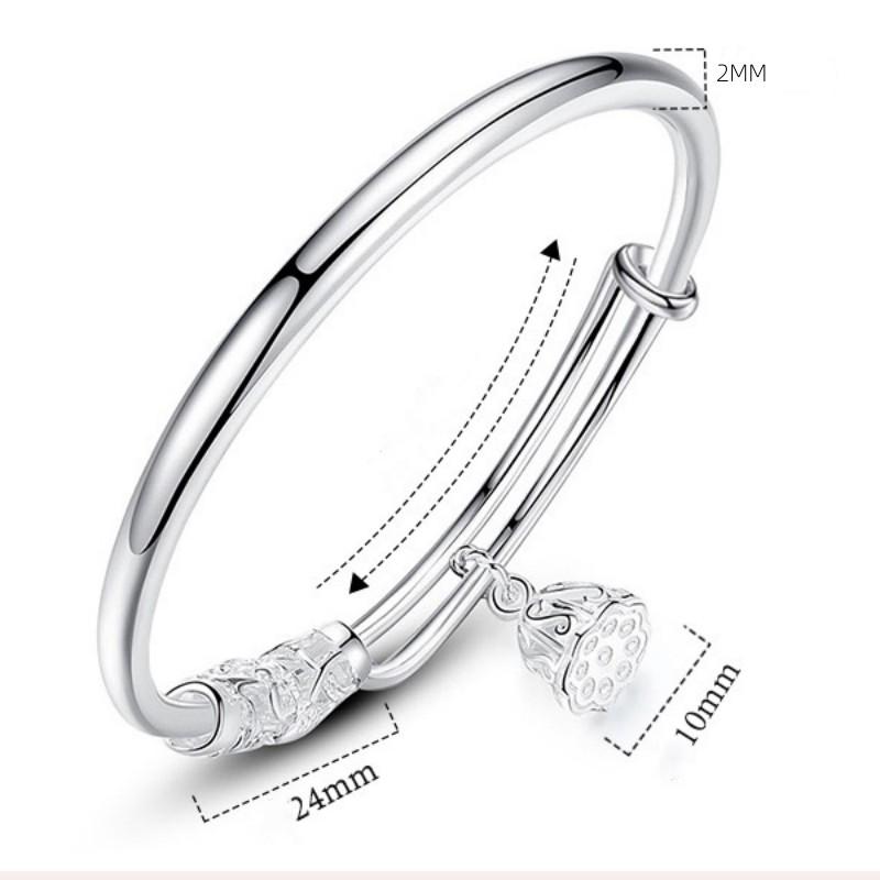 2023 Новый браслет из стерлингового серебра 925 пробы для женщин, браслет в стиле Push-Pull, роскошный дизайнерский подарок для вечеринки, свадьбы, ювелирные изделия