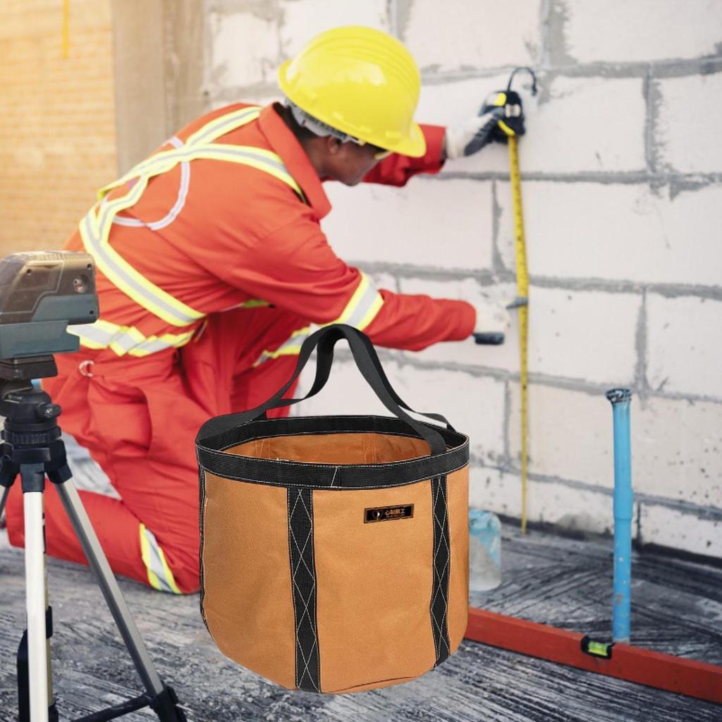 Oxford Cloth Bucket Tool Bag Aerials Grunt Linemen for Industrial and Home Use Welders