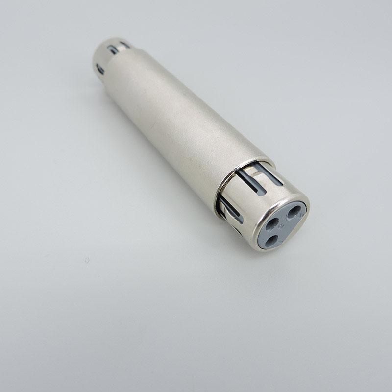 1 шт. металлический 3-контактный 3-ядерный XLR разъем «мама-мама» аудиокабель для подключения микрофона разъем адаптера xlr «мама» к xlr «мама» a1