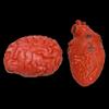 Halloween Horror Bloody Fake Brain Heart Props Lifelike Simulation Human Organ Decorations For Spooky Home Party Decorations