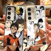 Чехол для телефона Haikyu Nishinoya Yuu Для Черного lMDЦвет Серебряная Раковина Для Samsung A56 A16 A55 A15 A35 A25 A54 A14 A34
