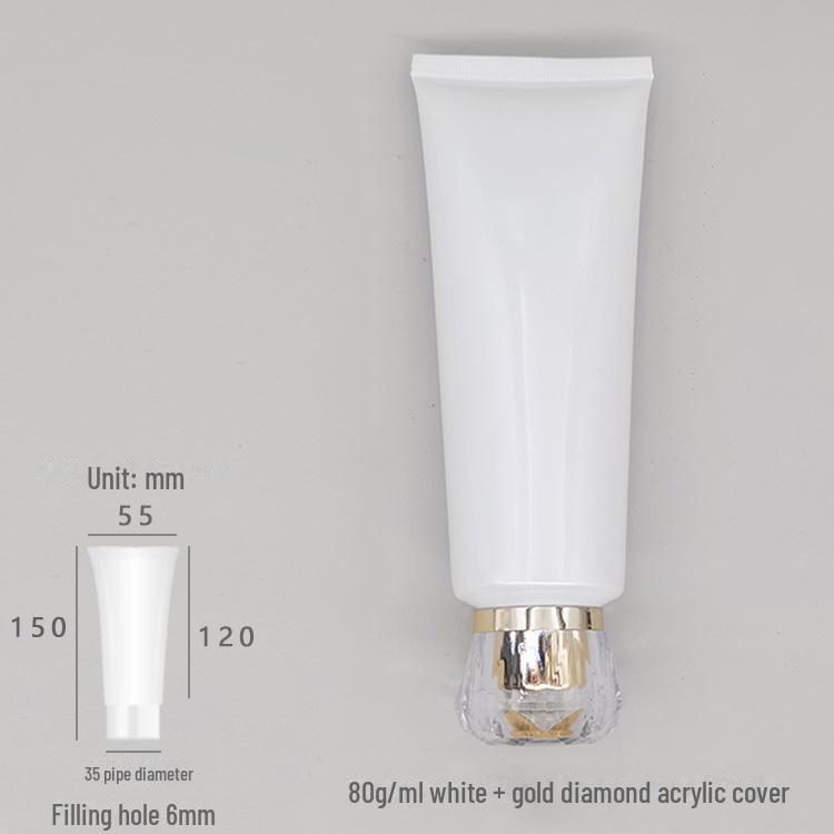 80 г 80 мл очищающее средство для лица, солнцезащитный крем и крем для рук в белой тубе