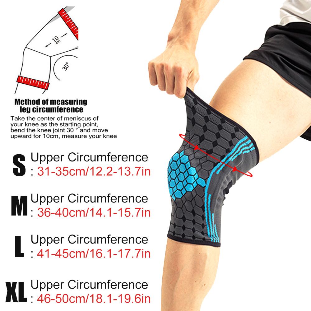 1/2 шт. наколенник, компрессионный рукав, защита колена от разрыва мениска, артрита, передней крестообразной связки, облегчения боли в суставах, восстановления после травм