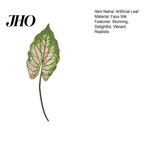 High-quality Synthetic Leaves Artificial Alocasia Leaf Faux Greenery Plants Stem Realistic Fake Tropical Natural Look for DIY Wedding Centerpiece