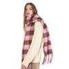 High Quality Is Different, Z Home Black and White Plaid Scarf Women's Winter Thickened Imitation Cashmere Shawl Scarf