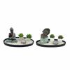 Decorative Figure DKD Home Decor 32 X 16.5 X 15.5 Cm Oriental Garden (2 Units)