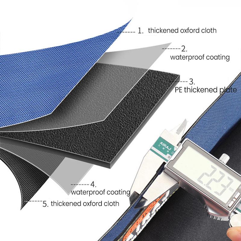 1 шт., 13-дюймовая новая сумка для инструментов электрика со светоотражающей полосой из ткани Оксфорд, износостойкая, водонепроницаемая с несколькими карманами для хранения