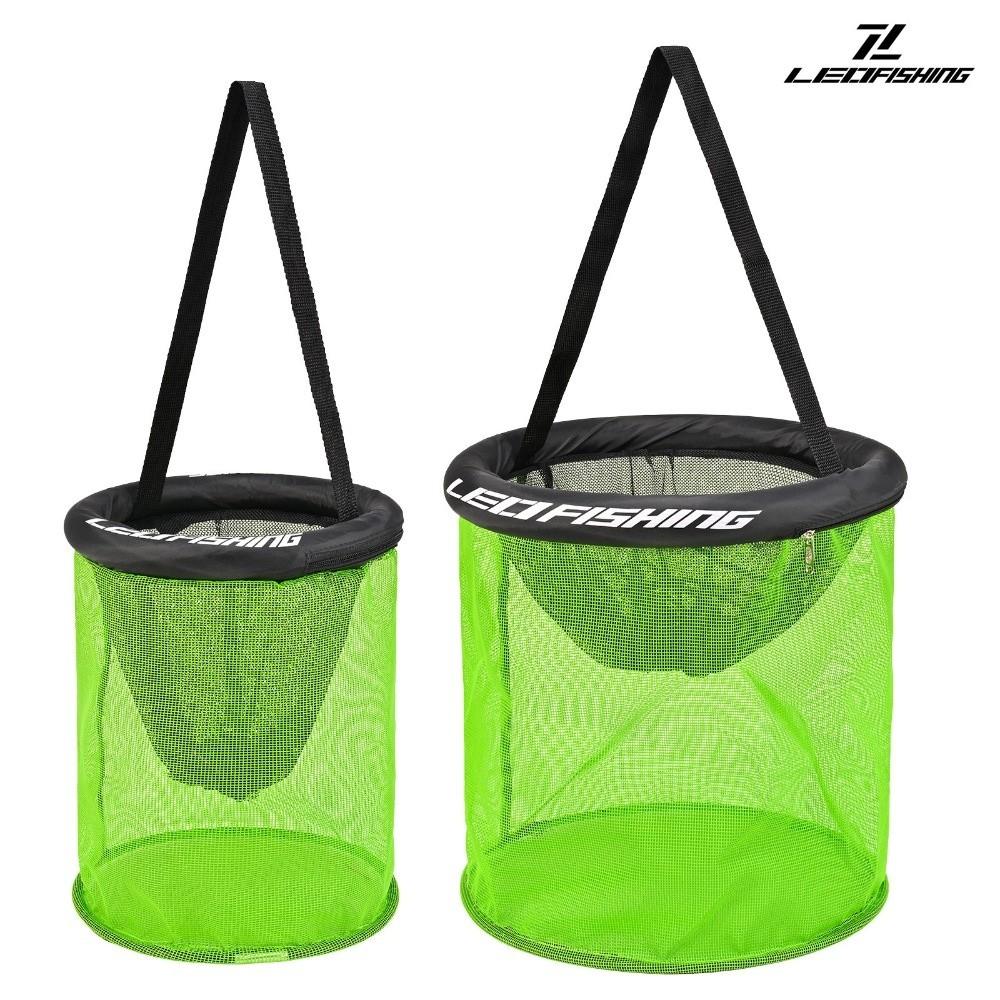 Quick Dry Underwater Net Pocket Foldable Design Live Fish Storage Cage  Boat Fishing