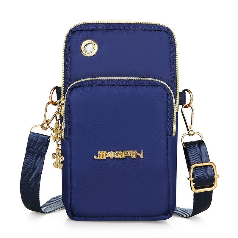 Women Shoulder Messenger Bag Small Crossbody Bags Oxford Cloth Sport Phone Case for Running Clutch Phone Wallet Handbag