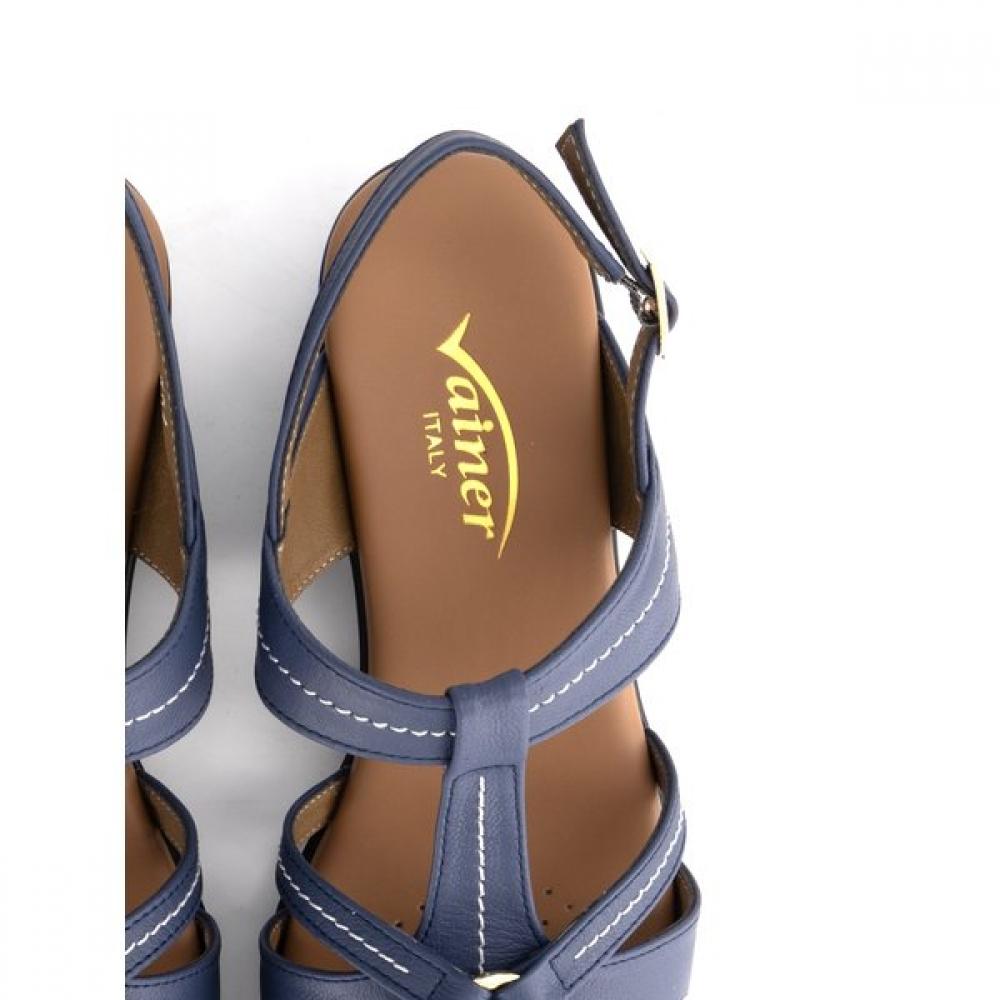 Vainer Women S Comfort Sandal Navy 135a0v1na