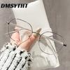 Винтажные металлические квадратные очки TR90 с защитой от синего света для игр и защиты глаз