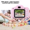 Appareil Photo - Enfant - HB044 - Coque en Silicone - Résistant aux Chocs - Rose