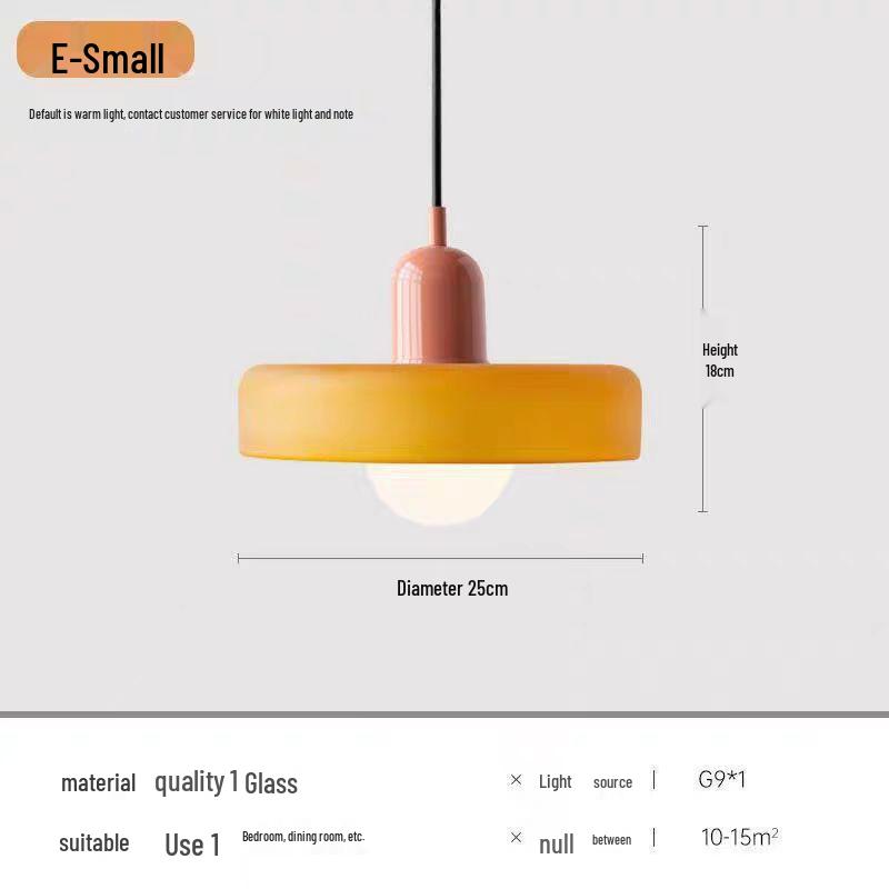 Винтажный подвесной светильник из зеленого стекла в стиле Мемфис - Современная прикроватная люстра в стиле Баухаус