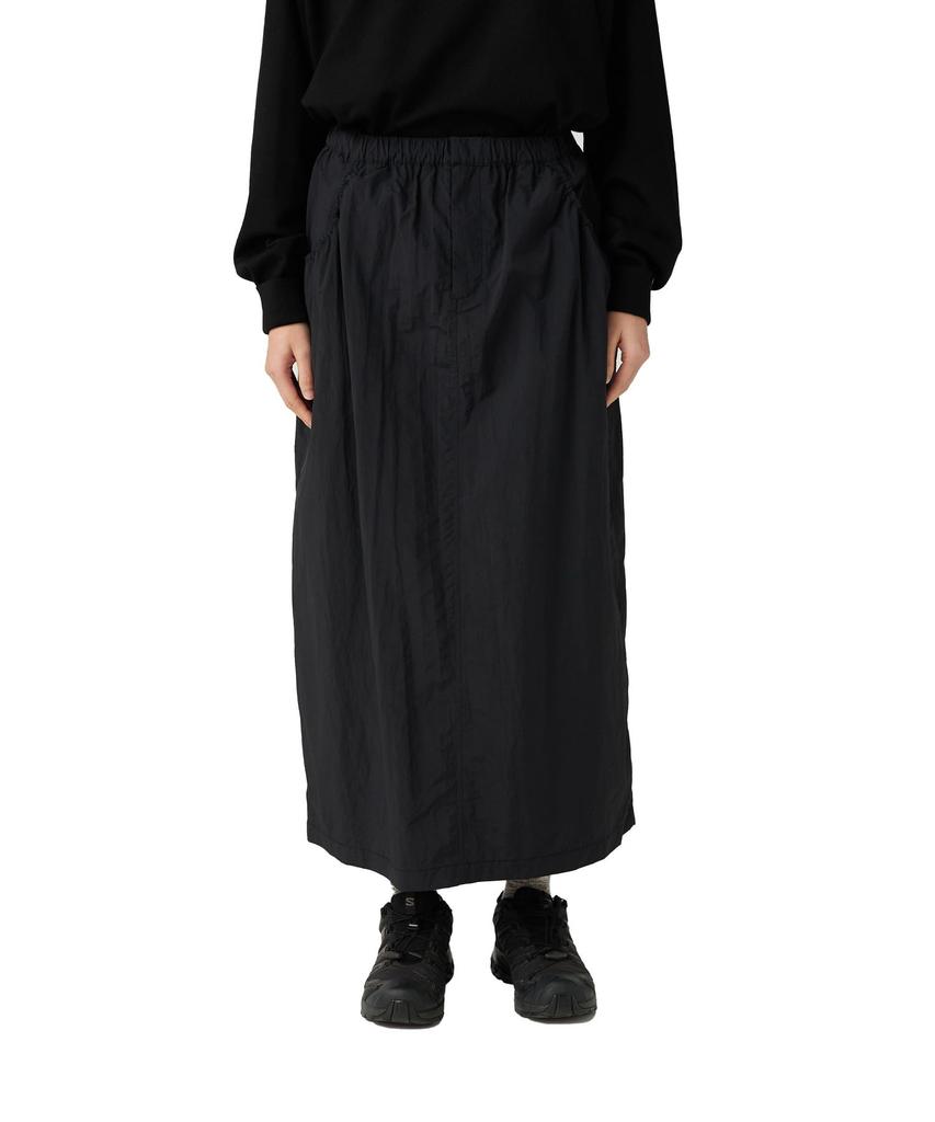Snow Peak Nylon Tussah Utility Storage Skirt Size 4 SK-25AW001, Women's, Black,