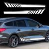 Для Ford Focus ST Автомобильная наклейка Комплект наклеек на боковую часть двери Виниловая пленка для обтяжки автомобиля Водонепроницаемые наклейки на транспортные средства Автоаксессуары Декор