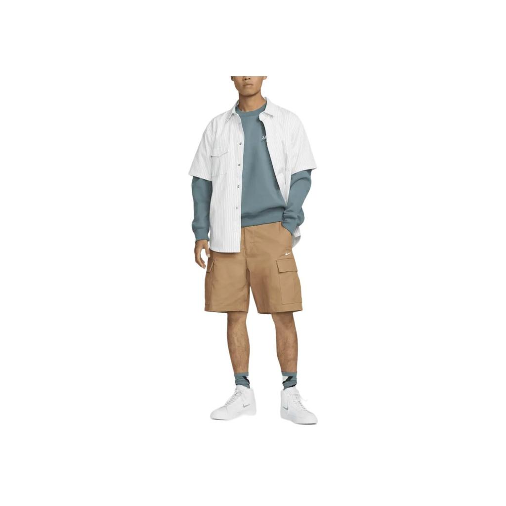 Nike SB Skate Like A Girl Толстовка с круглым вырезом, цвет минеральный сланец/темно-бирюзовый зеленый, мужская уличная одежда DQ7306-384