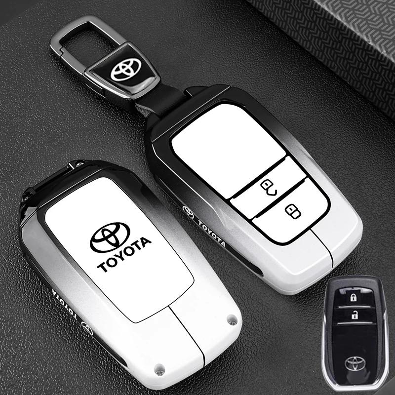 Чехол для ключа автомобиля Брелок-чехол для Toyota Auris Corolla Avensis Verso Yaris Aygo Scion TC IM Camry RAV4 Forturner Автоаксессуары