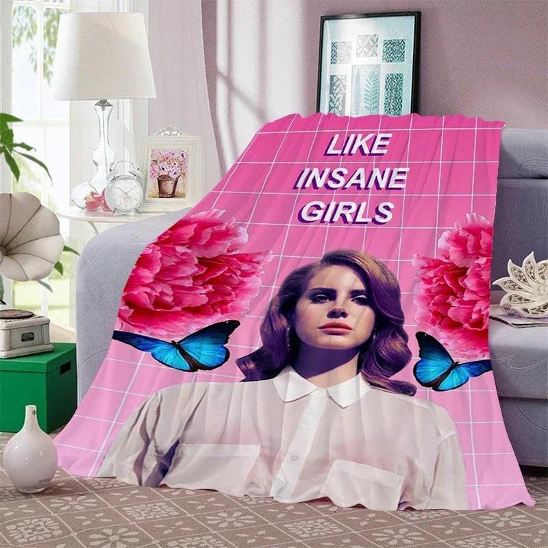 Цифровой Принт Плед для Кровати Дивана Зимний Теплый A-Lana Del A-Reys Флис Кемпинг Дремота Пушистый Мягкий Плед Микрофибра Постельное Белье Размер King Size
