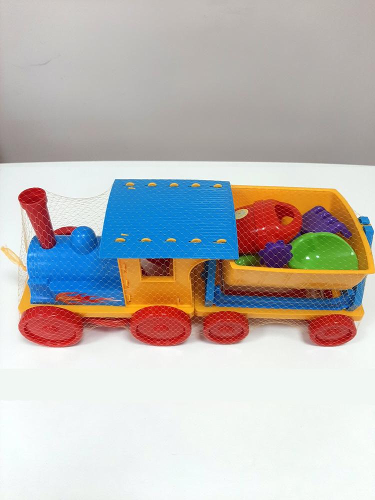 Sandbox toys Train Plus blue