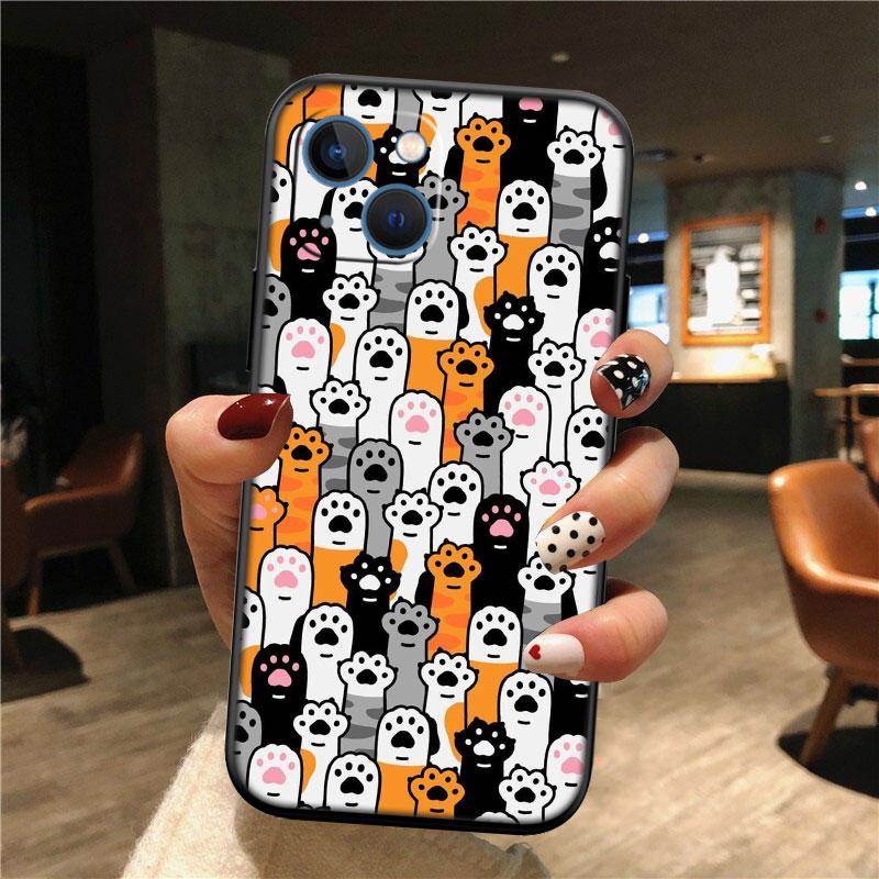 Cat Kitten Cute Shell Phone Case for Samsung Galaxy S20 S21 S22 Ultra FE Plus A21S A22 A24 A25 A26 A30 A30S A31