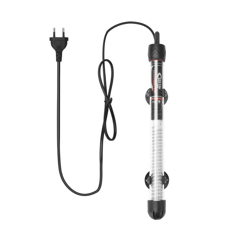 110v-220v Adjustable Temperature Thermostat Heater Rod 25W/ 50W/ 100W/ 200W/ 300W Submersible Aquarium Fish Tank Water Heat