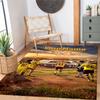 Borussia Dortmund Customize Your Name Carpet Suitable for Dining Room Foyer Study room Bedrooms Antislip Carpet Anime Office Decor Spiritual Gift