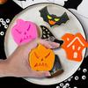 Halloween Chocolate Mold Halloween Pumpkin Skeleton Bat Ghost Design Silicone Cake Mould Kitchen Supplies Dessert Tools