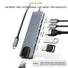7 в 1 док-станция типа C USB 3.0 концентратор HDMI адаптер TF SD кард-ридер для ноутбука MacBook