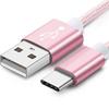USB Type C Cable USB C Braided Nylon Fast Charging Cable for Samsung Galaxy, Huawei P30, Macbook, Nintendo Switch, Google Pixe
