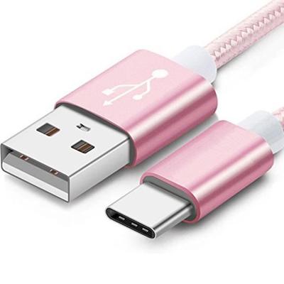 Кабель USB Type C Кабель USB C Нейлоновая оплетка Кабель для быстрой зарядки для Samsung Galaxy, Huawei P30, Macbook, Nintendo Switch, Google Pixe