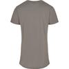 T-shirt Long Homme - URBAN CLASSICS - Gris - Coupe Ajustée - 100% Coton