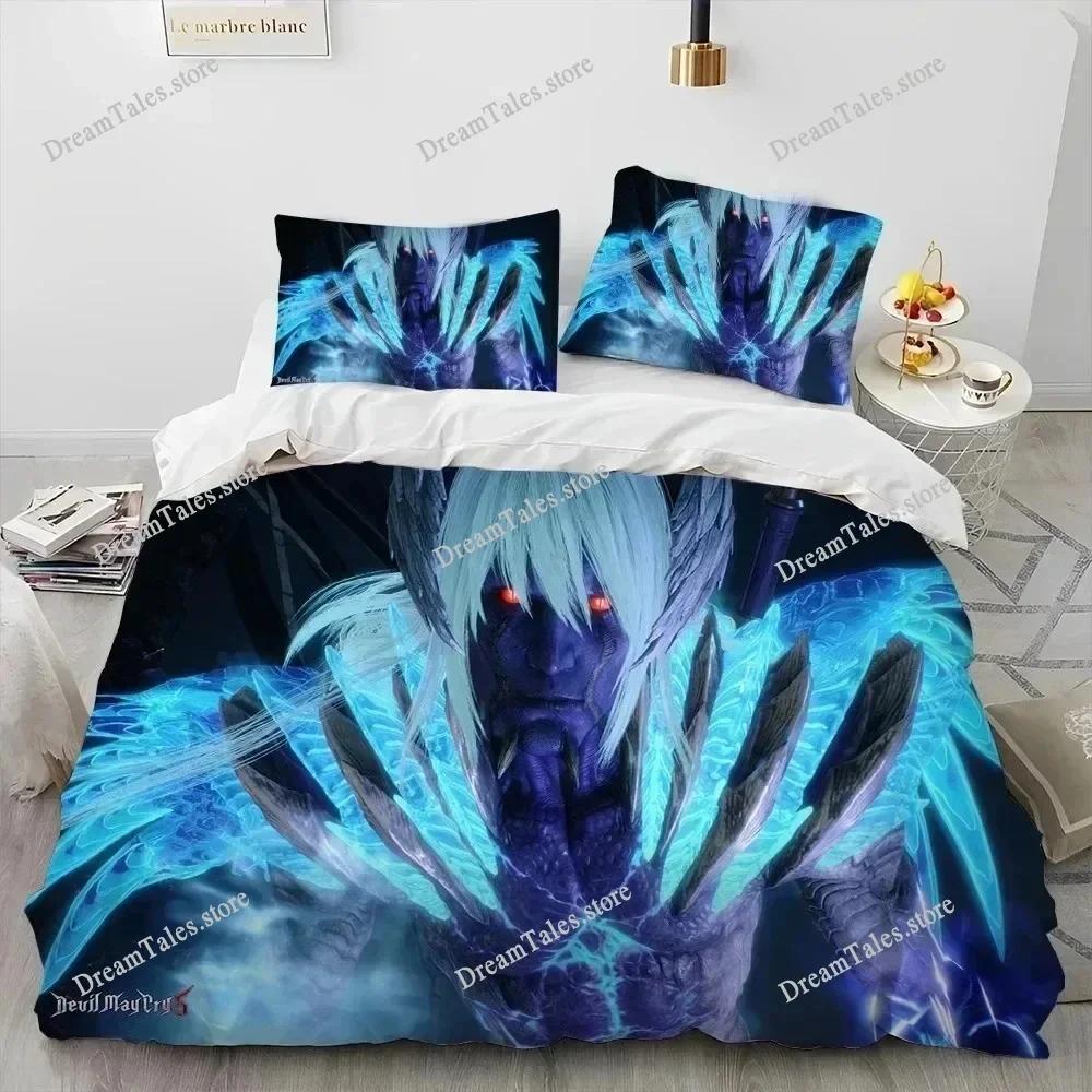 Новый набор постельного белья Devil May Cry DMC Односпальный Полуторный Двуспальный Queen King Размер Комплект постельного белья Для взрослых Детей Спальня Пододеяльник Комплекты 3D Печать Игра