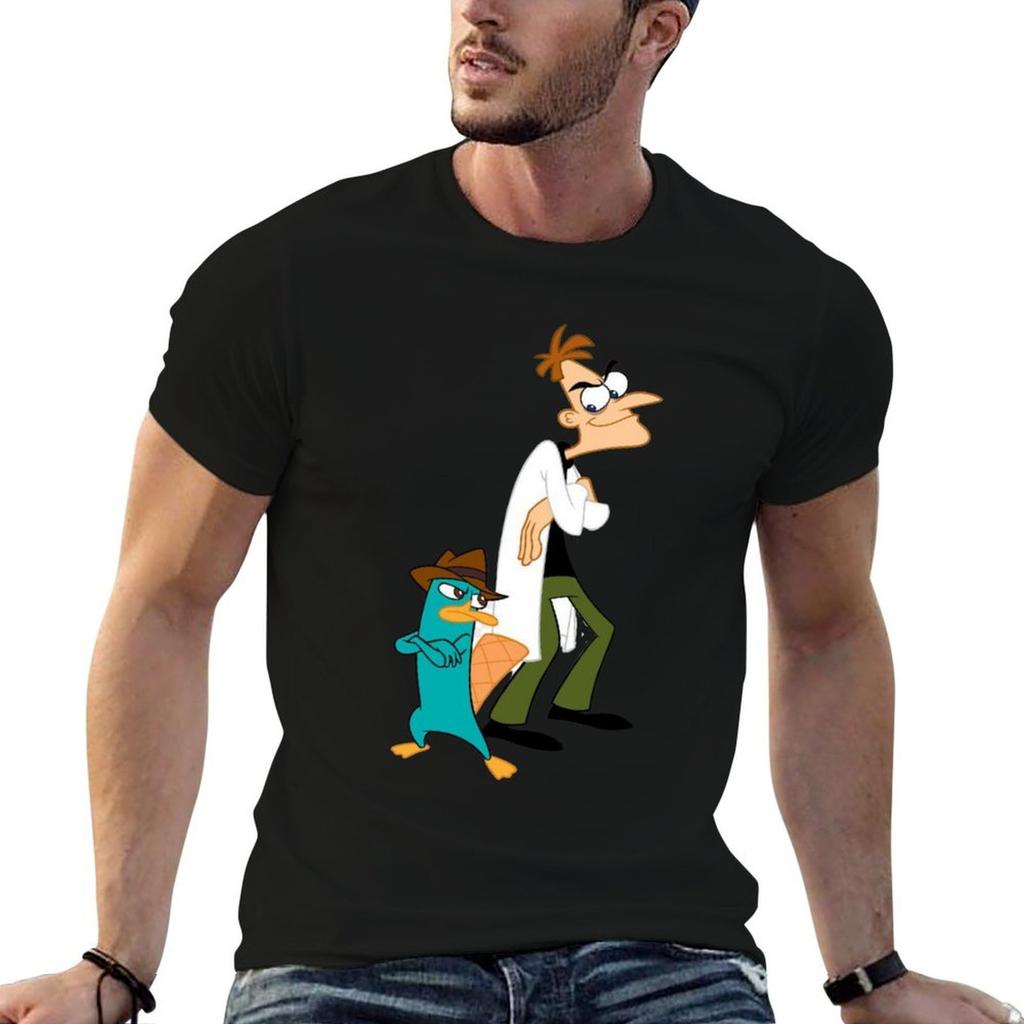 Doof And Perry I got a nemesis T-Shirt Sporty Casual Quick Dry T-Shirt
