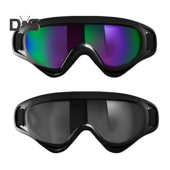 Очки для собак, ветрозащитные, пылезащитные, с защитой от запотевания, с защитой от ультрафиолета, солнцезащитные очки для домашних животных с регулируемым ремешком для путешествий с домашними животными, катания на лыжах