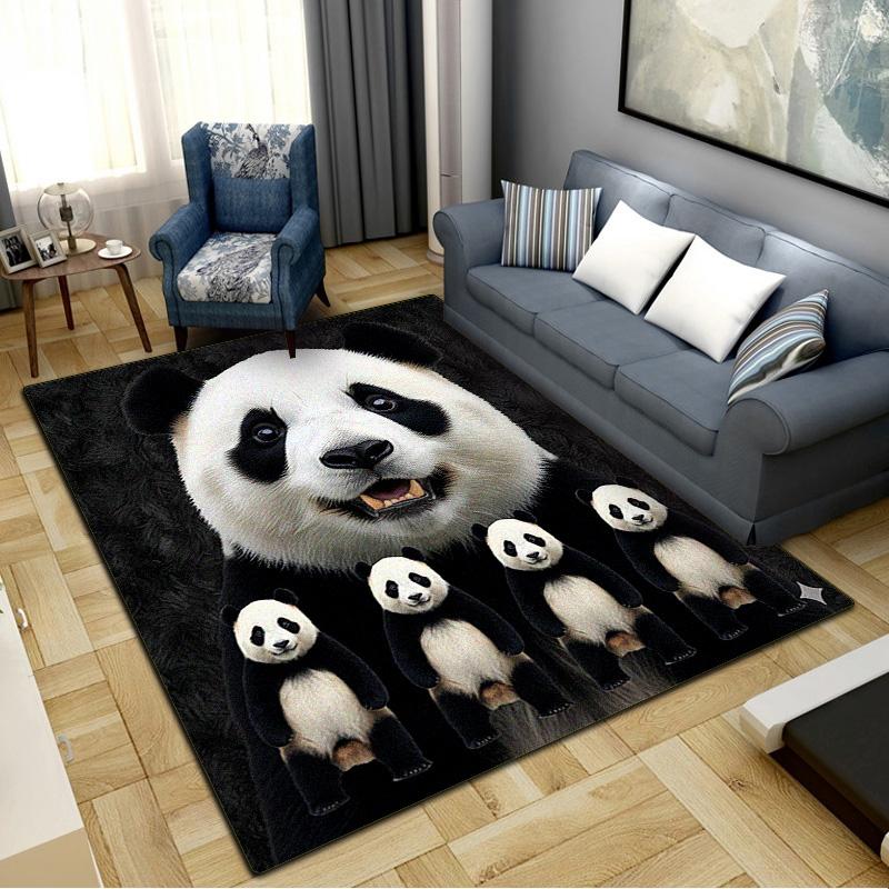 Ковер Panda Pig Cow для гостиной, спальни, дома, дивана, детская игровая нескользящая напольная подстилка