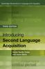 Книга Introducing Second Language Acquisition