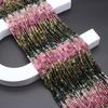 Natural Stone Beads Tourmaline/Garnet/Iolite Faceted Gradient Beads For Jewelry Making DIY Necklace Bracelet Earrings Accessory