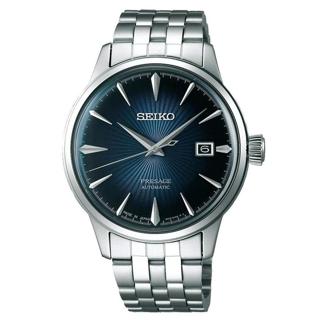 Seiko Presage Automatic Blue Overseas Model Men's Watch, SRPB41J1, Gradient, [Used]